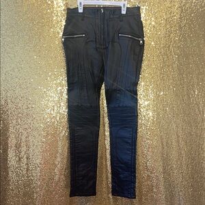 Women’s Black Leather Pants